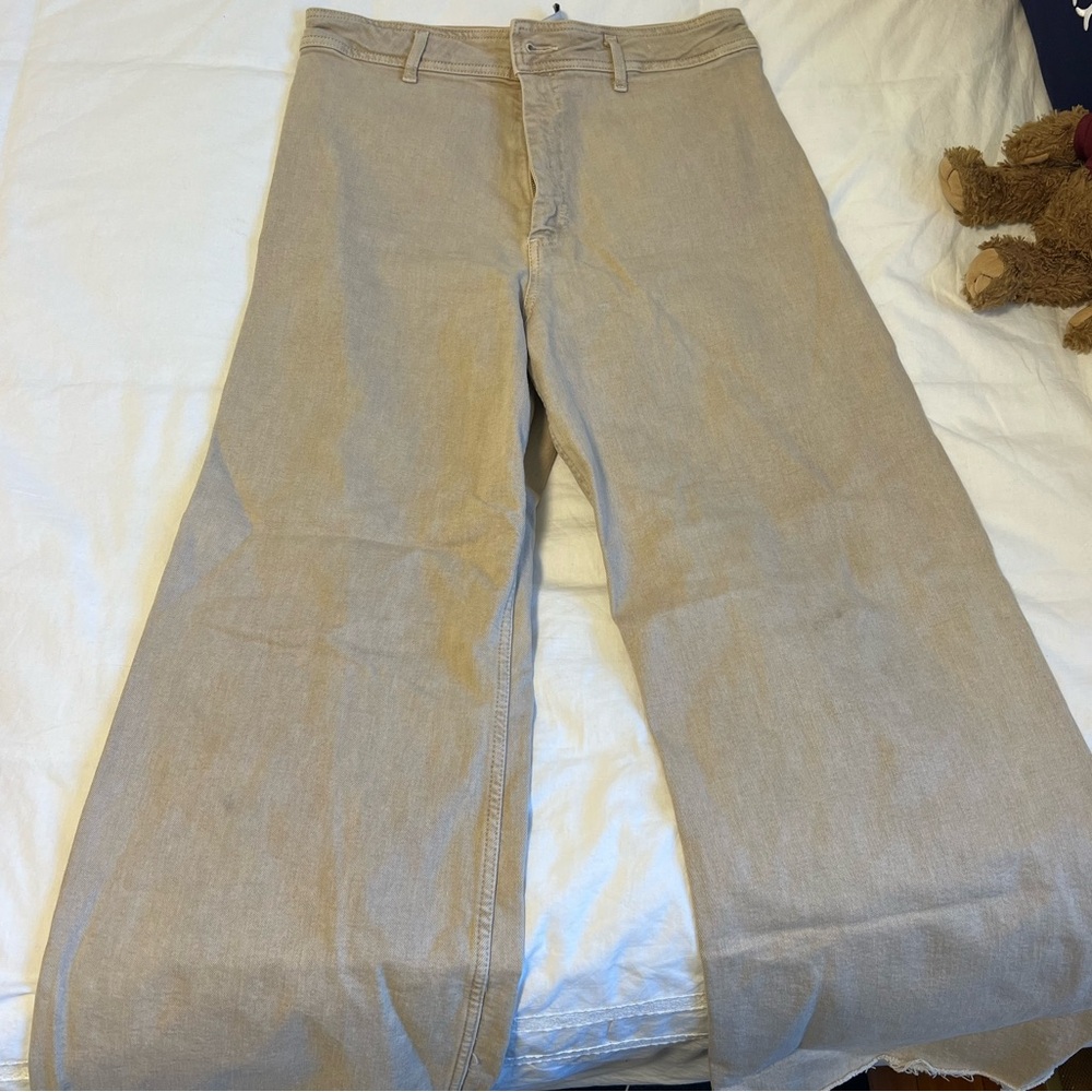 Zara high wait marine straight jean